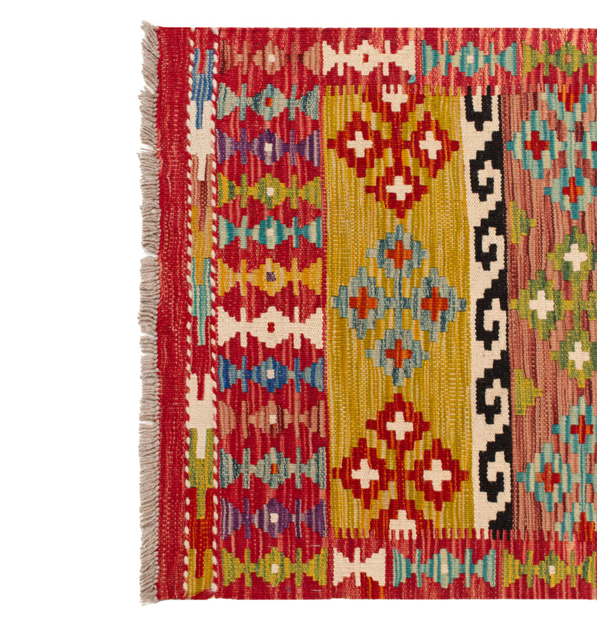 Kilim Afgano | 253 x 65 cm