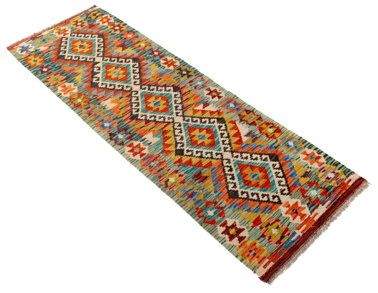 Kilim Afgano | 201 x 65 cm