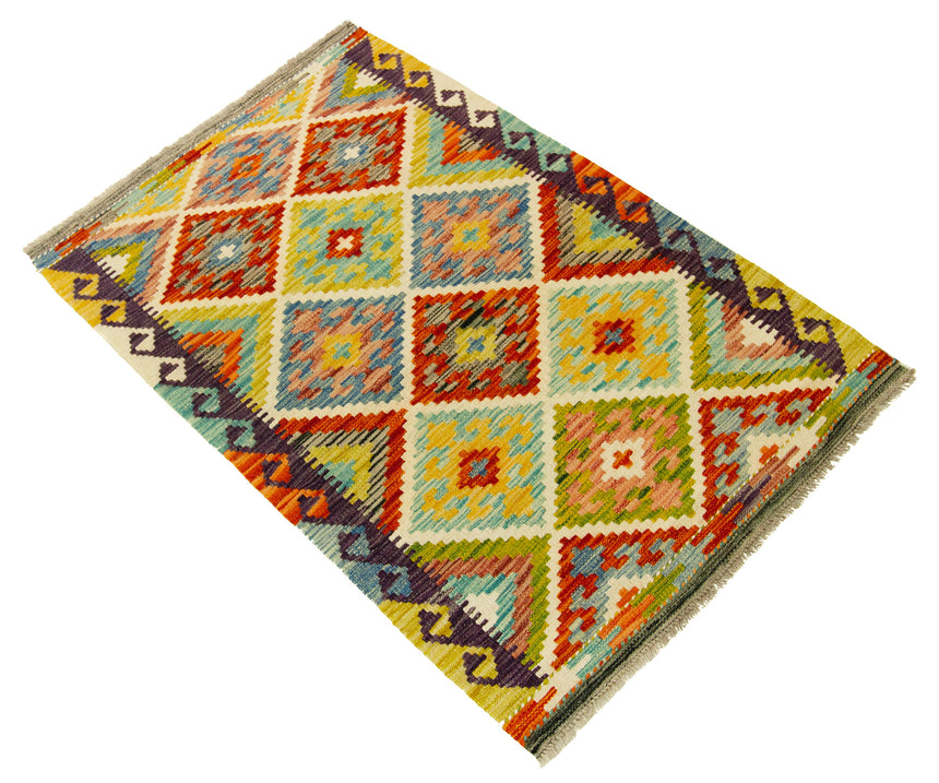 Kilim Afgano | 124 x 82 cm