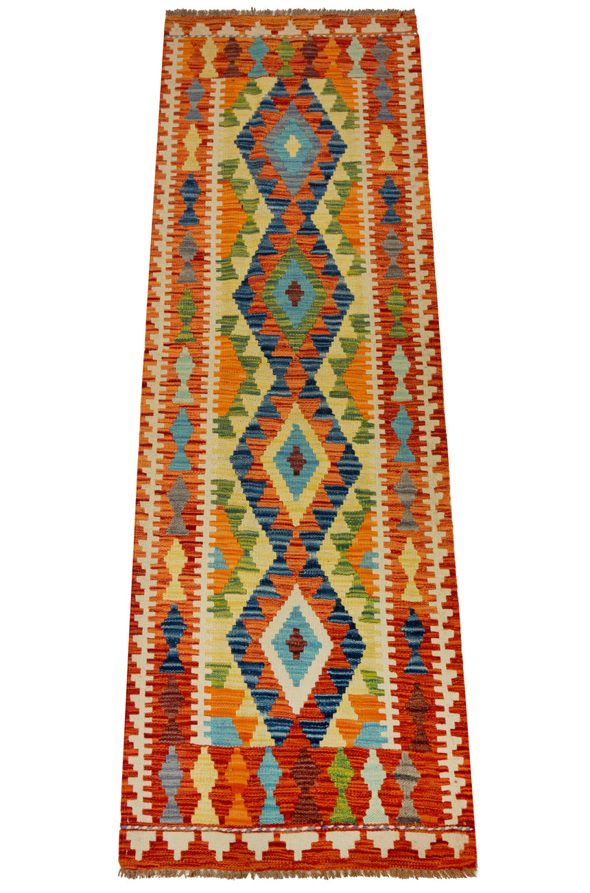 Kilim Afgano | 208 x 76 cm
