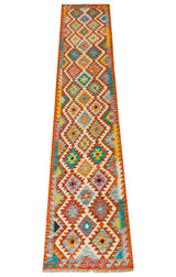 Kilim Afgano | 387 x 79 cm