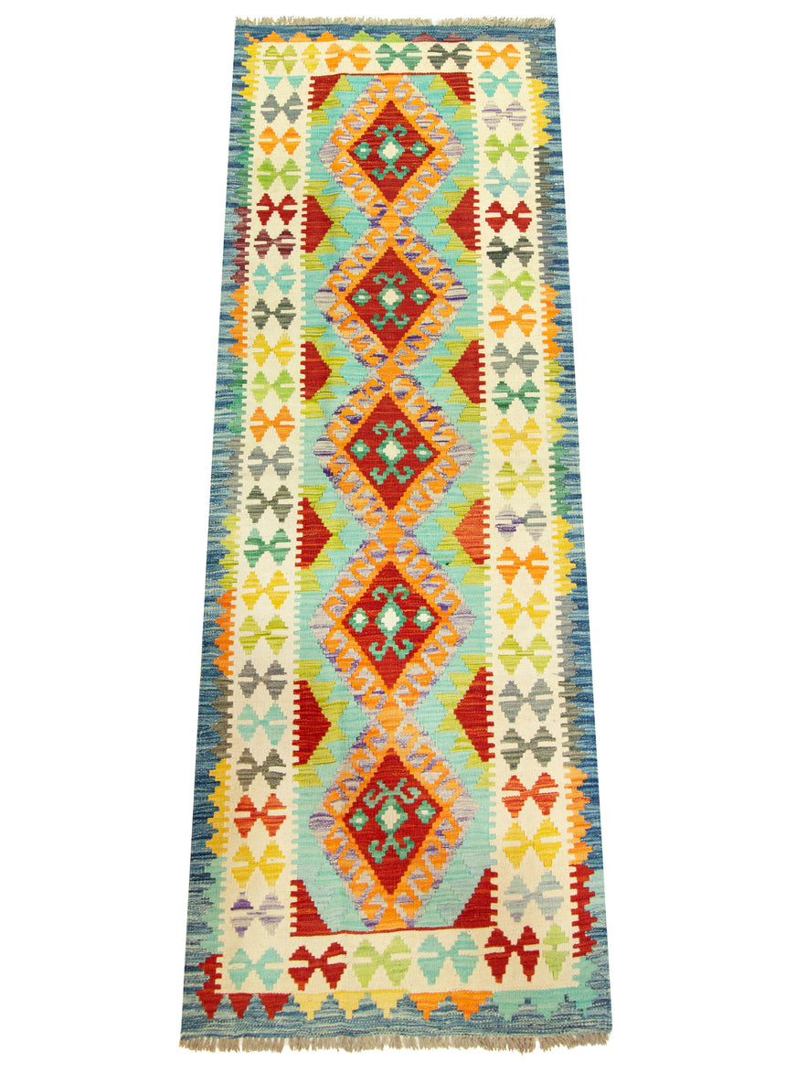 Kilim Afgano | 203 x 74 cm
