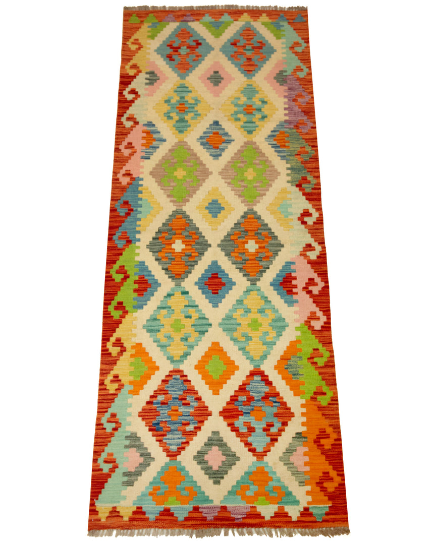 Kilim Afgano | 206 x 83 cm