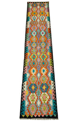 Kilim Afgano | 388 x 82 cm