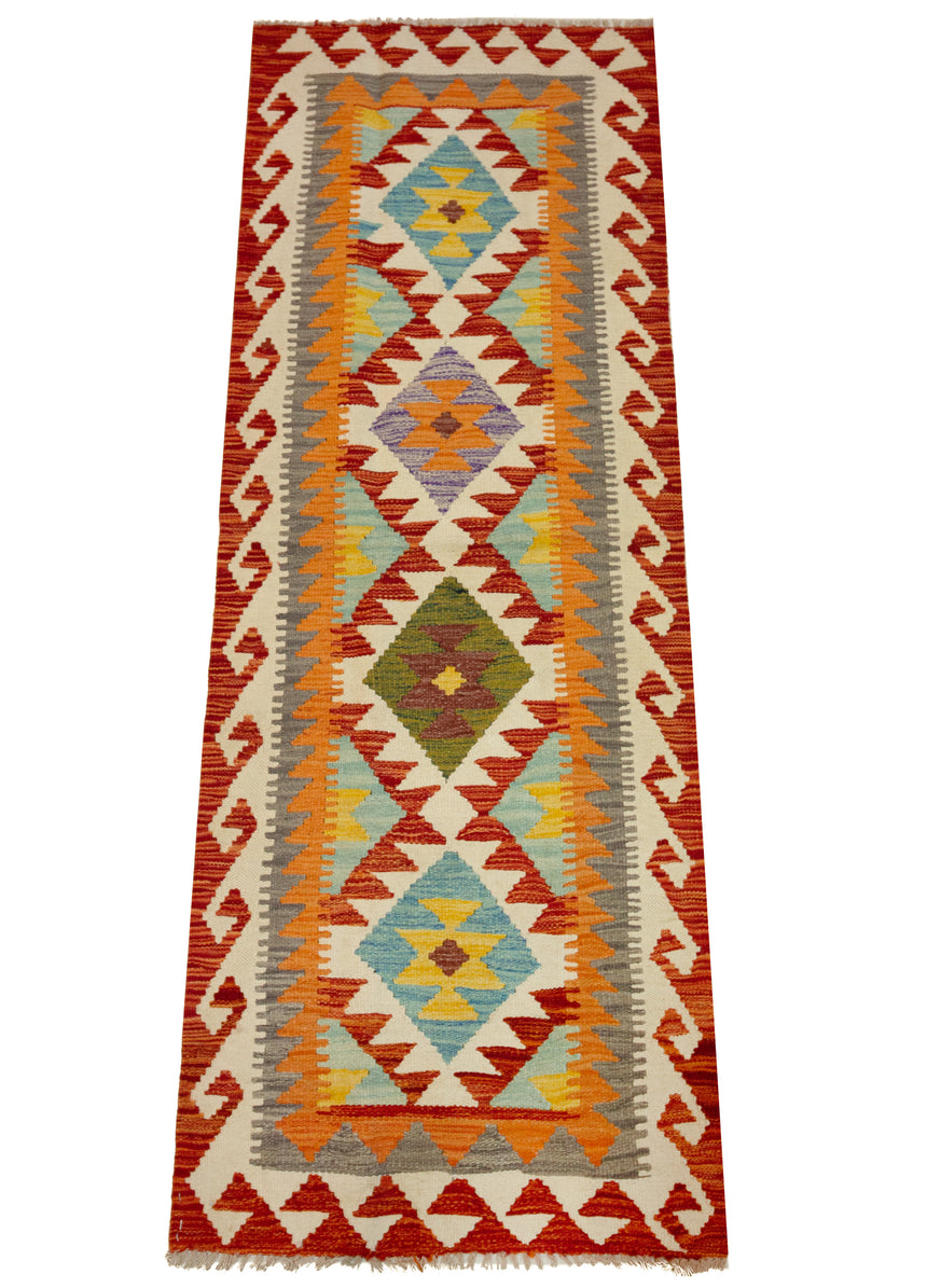Kilim Afgano | 198 x 72 cm