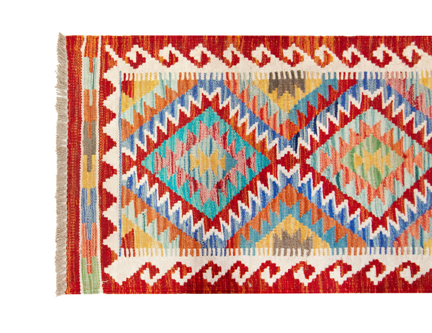 Kilim Afgano | 139 x 51 cm