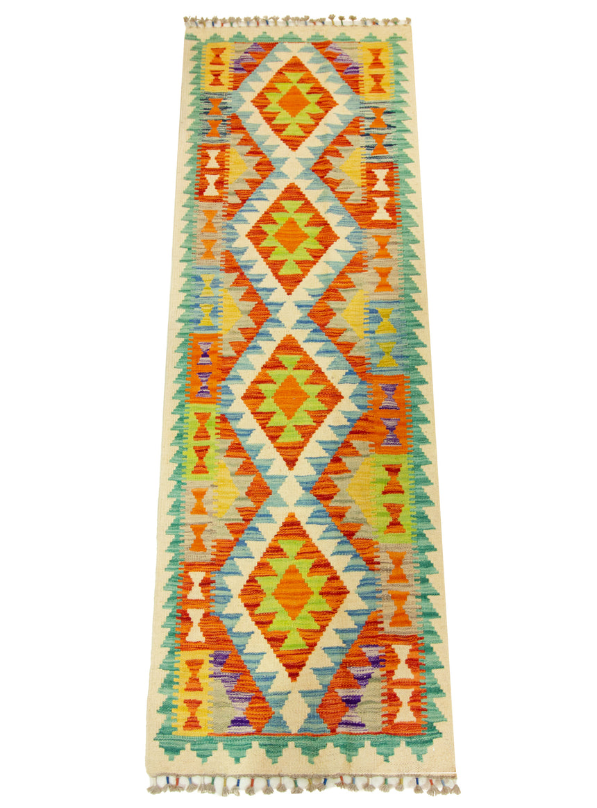 Kilim Afgano | 206 x 73 cm