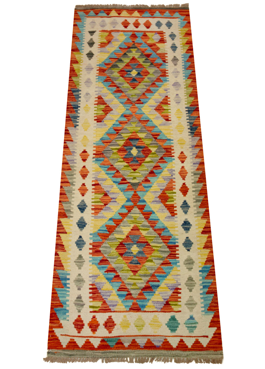 Kilim Afgano | 200 x 72 cm