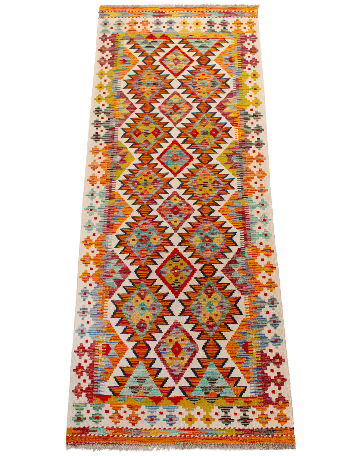 Kilim Afgano | 204 x 80 cm