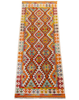 Kilim Afgano | 204 x 80 cm