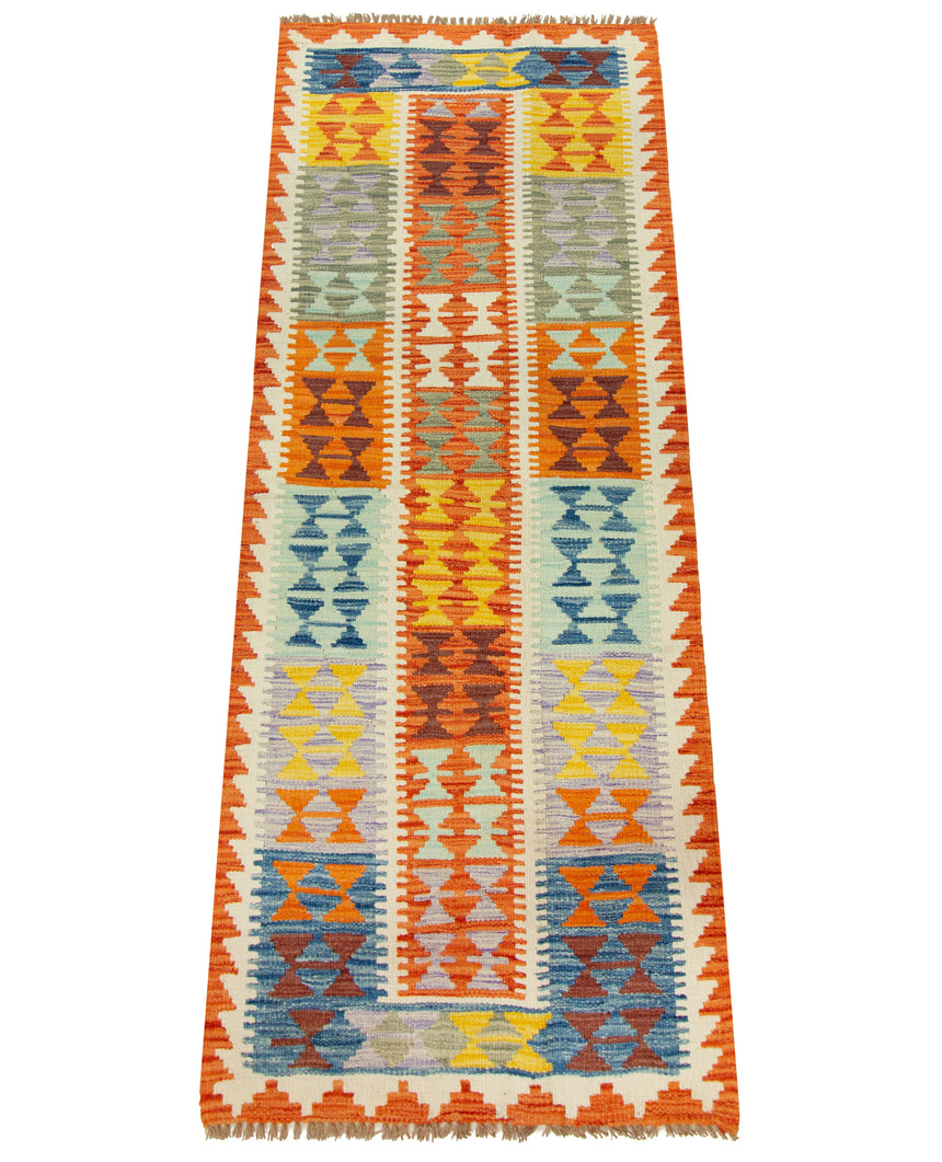 Kilim Afgano | 196 x 71 cm