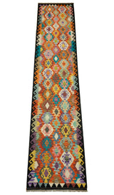 Kilim Afgano | 392 x 84 cm