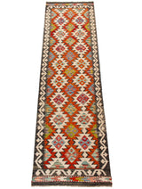 Kilim Afgano | 258 x 80 cm