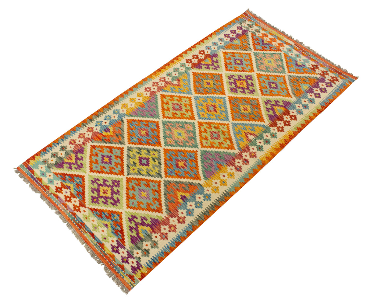 Kilim Afghan | 201 x 100 cm