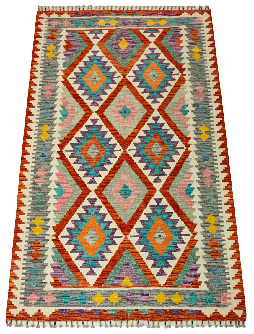 Kilim Afgano | 197 x 123 cm