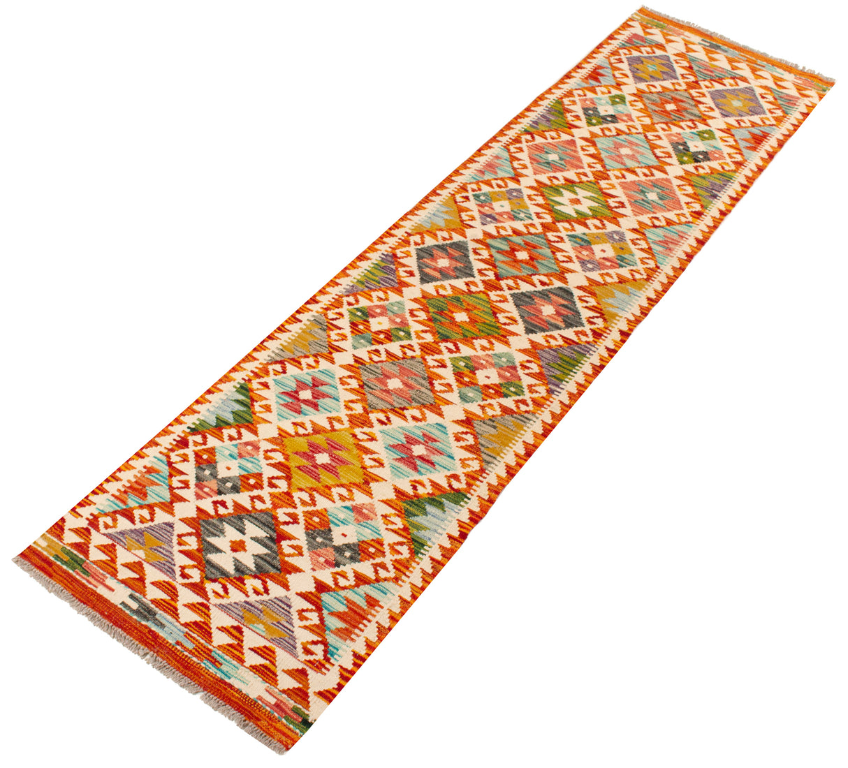 Kilim Afgano | 244 x 61 cm