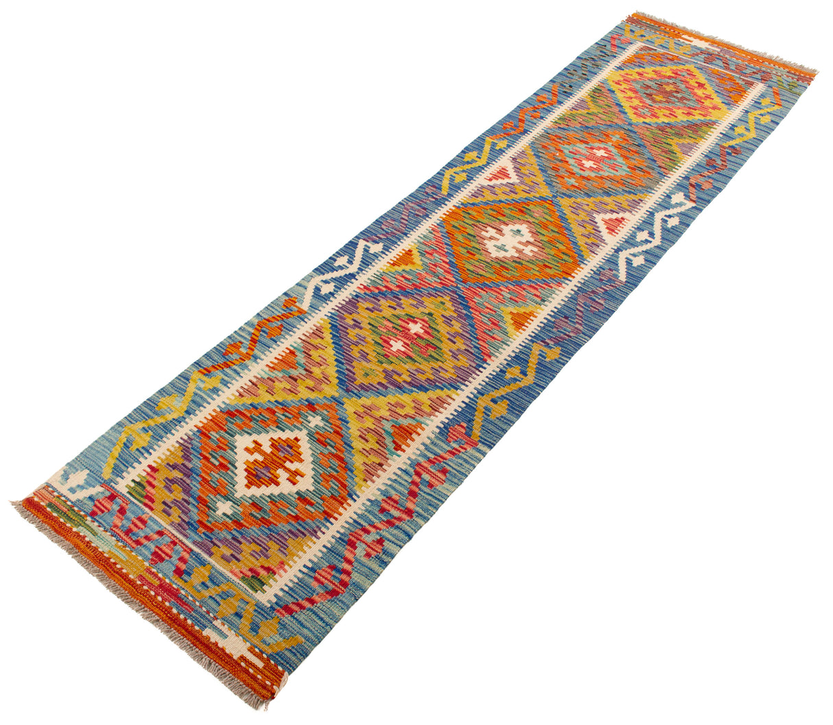 Kilim Afgano | 246 x 63 cm