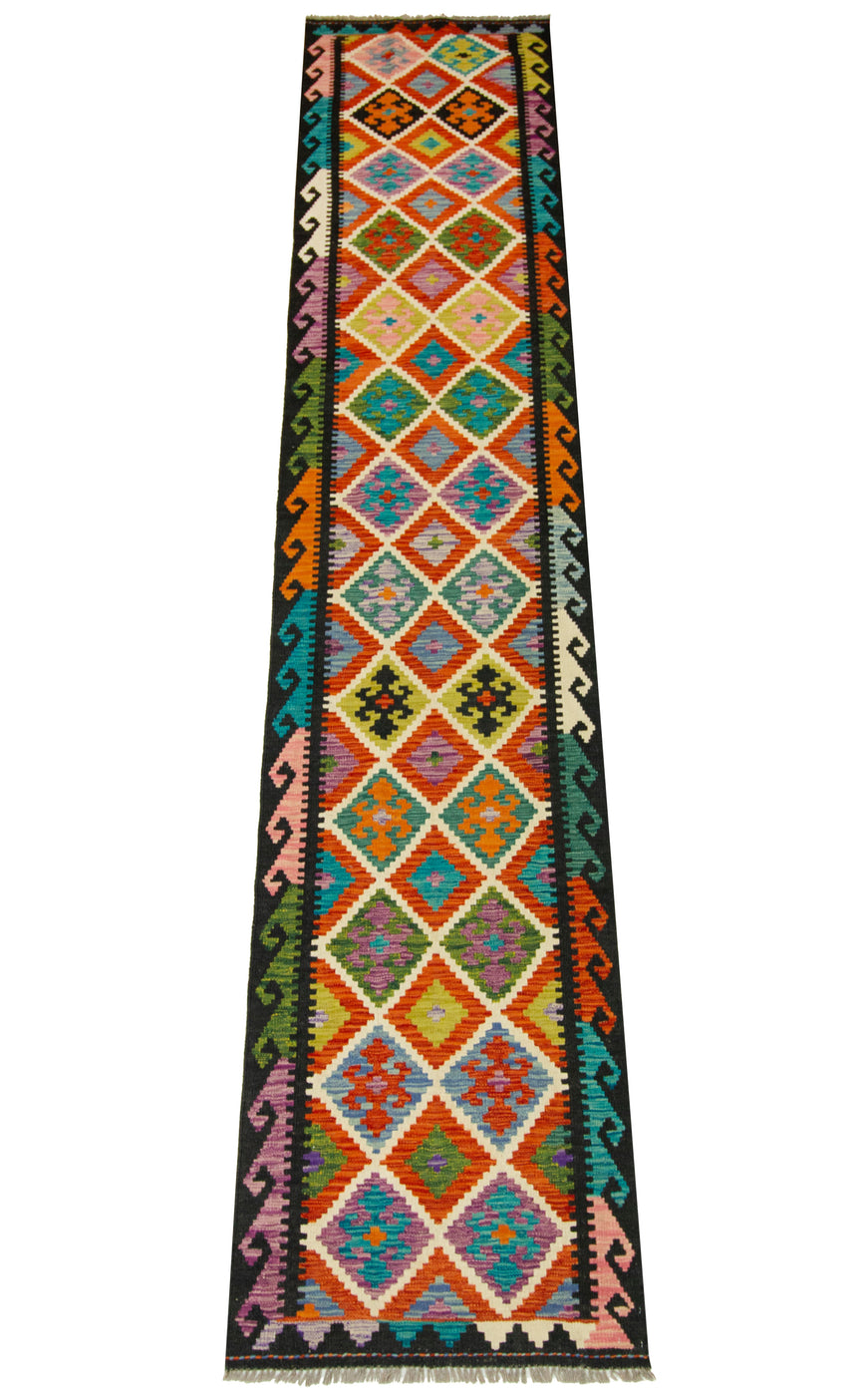 Kilim Afgano | 207 x 83 cm