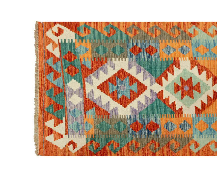 Kilim Afgano | 198 x 72 cm