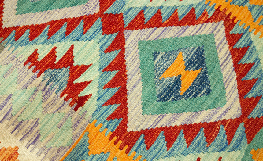 Kilim Afgano | 126 x 82 cm