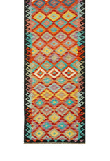 Kilim Afgano | 392 x 80 cm