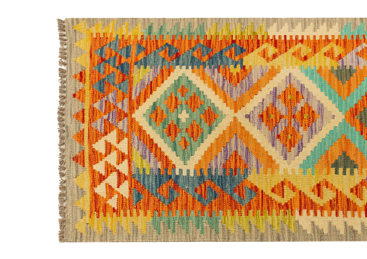 Kilim Afghan | 202 x 74 cm