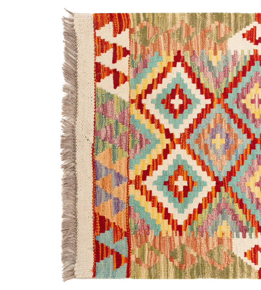 Kilim Afgano | 200 x 62 cm