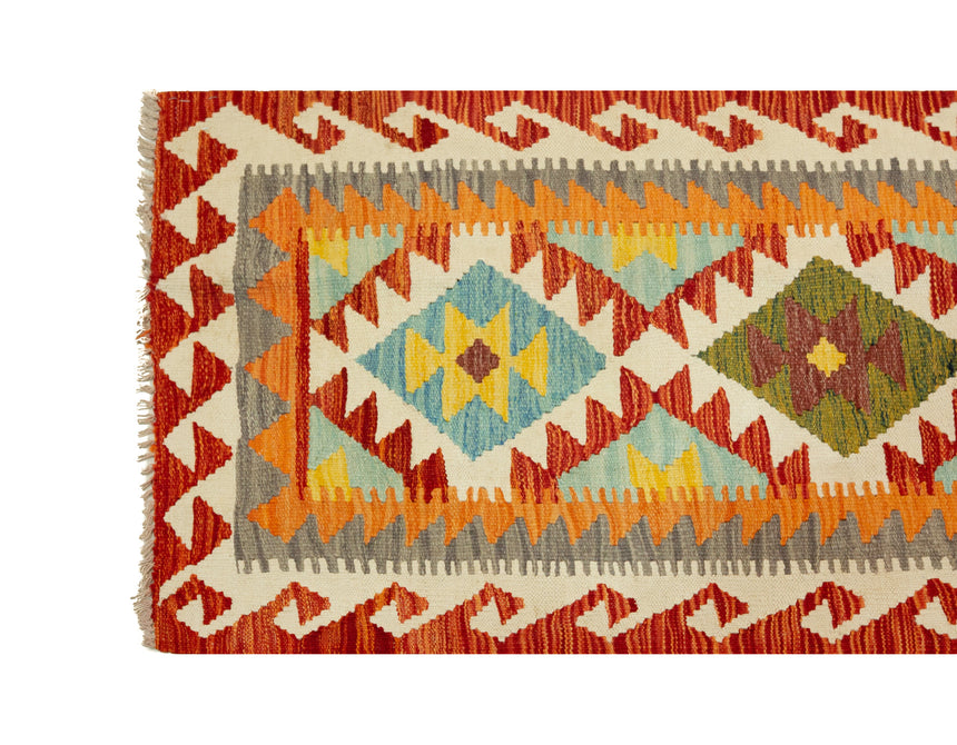 Kilim Afgano | 198 x 72 cm