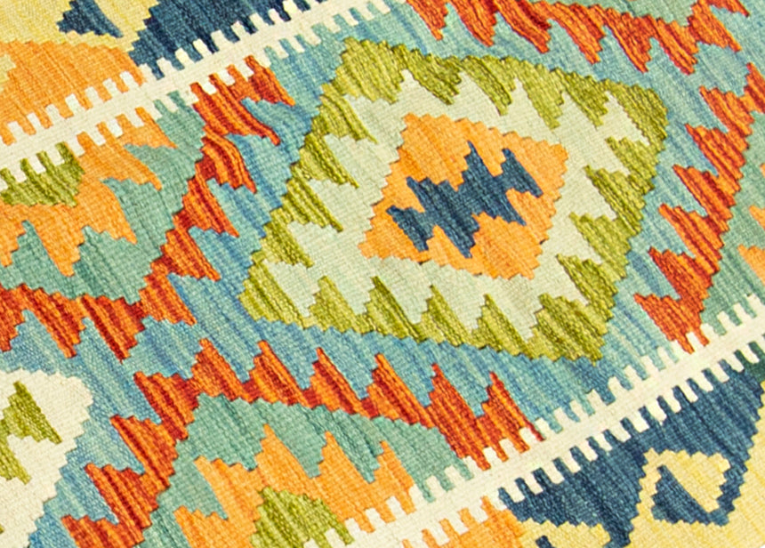 Kilim Afgano | 201 x 66 cm