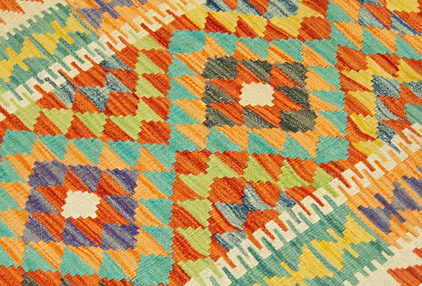 Kilim Afgano | 196 x 71 cm