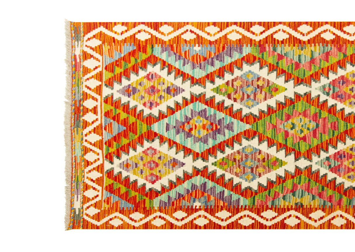 Kilim Afgano | 285 x 85 cm