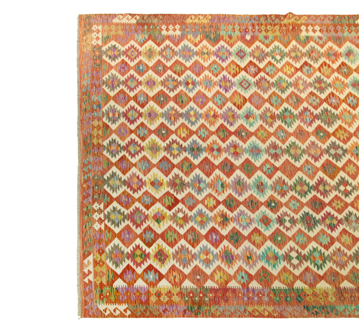 Kilim Afgano | 344 x 254 cm