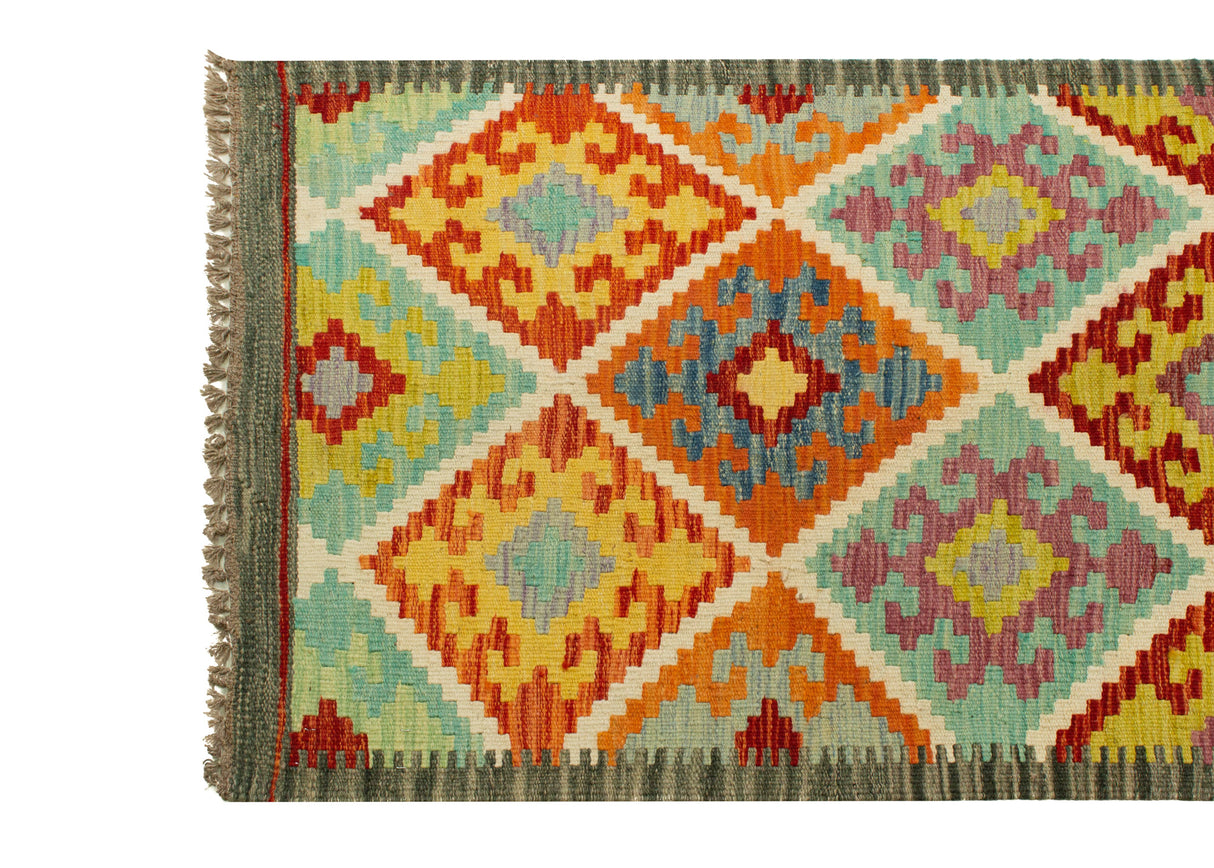 Kilim Afghan | 201 x 76 cm