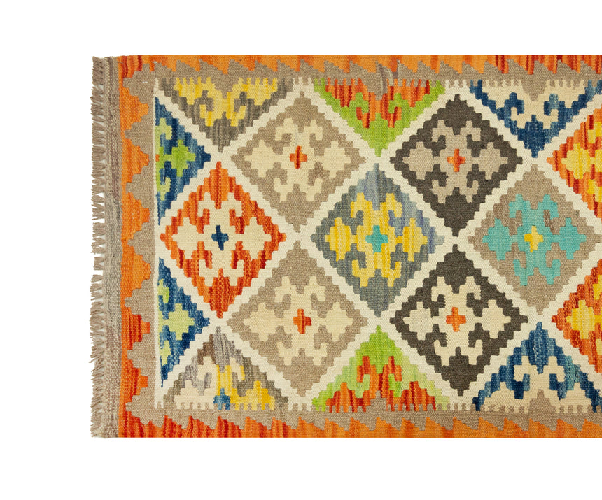 Kilim Afgano | 194 x 73 cm
