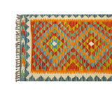 Kilim Afgano | 214 x 74 cm