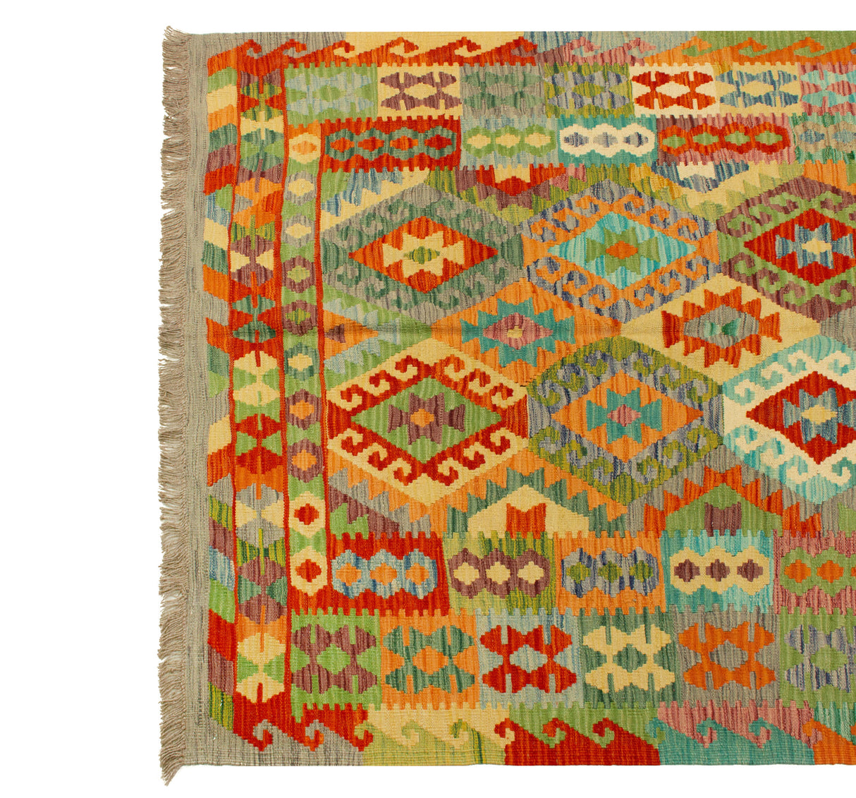 Kilim Afghan | 201 x 160 cm