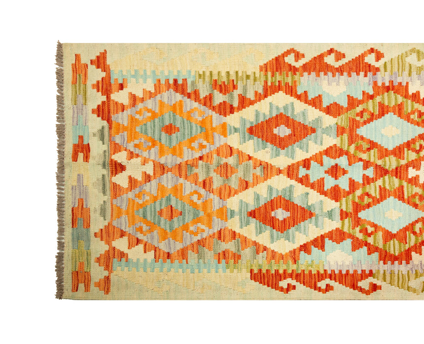Kilim Afgano | 204 x 84 cm