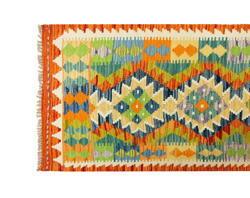 Kilim Afgano | 197 x 75 cm