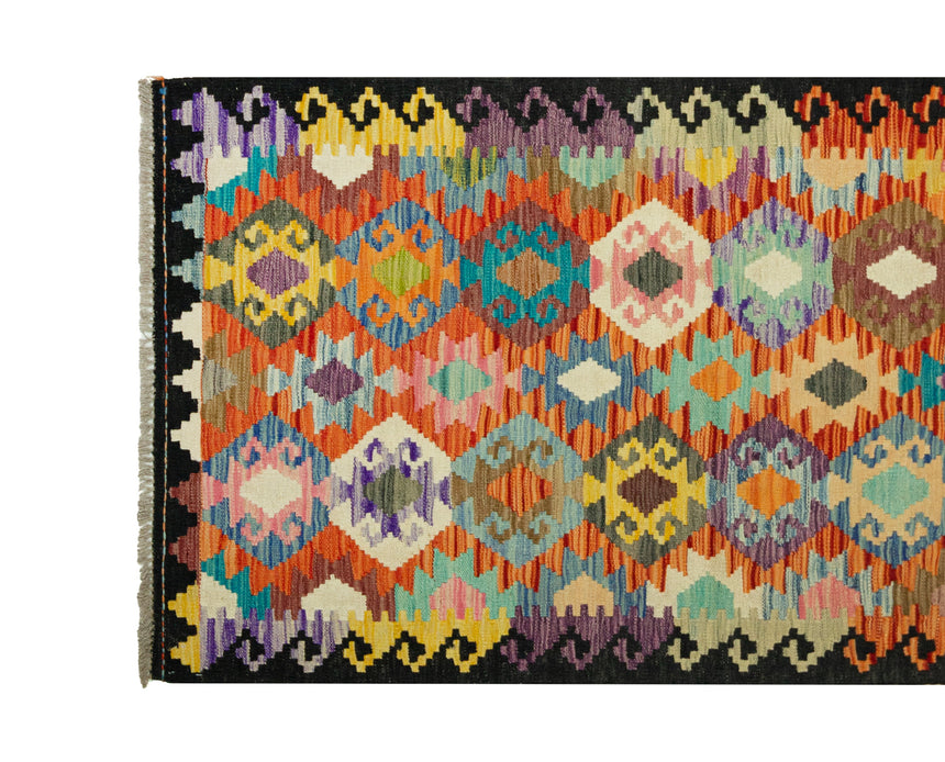 Kilim Afgano | 392 x 84 cm