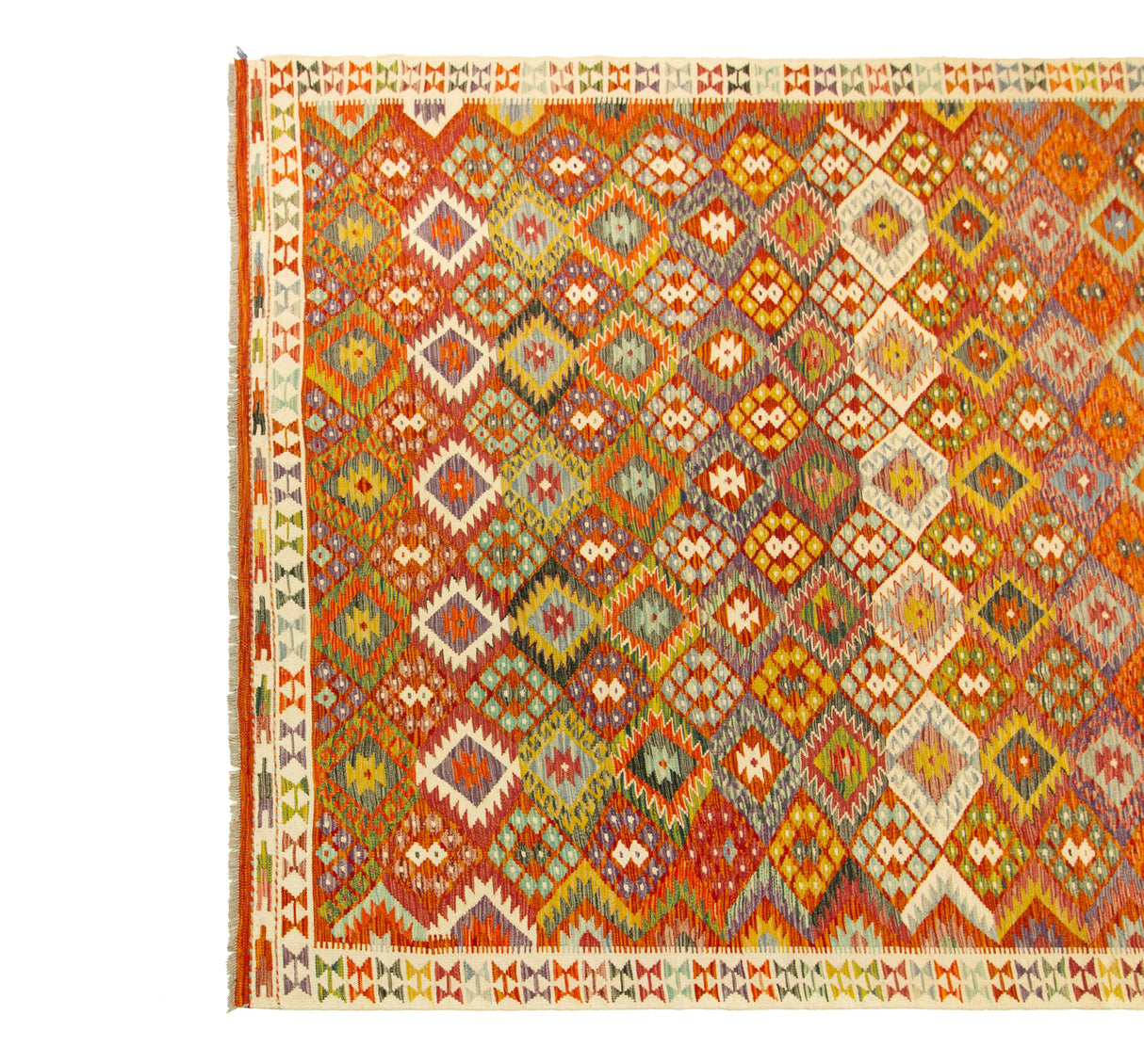 Kilim Afgano | 344 x 260 cm