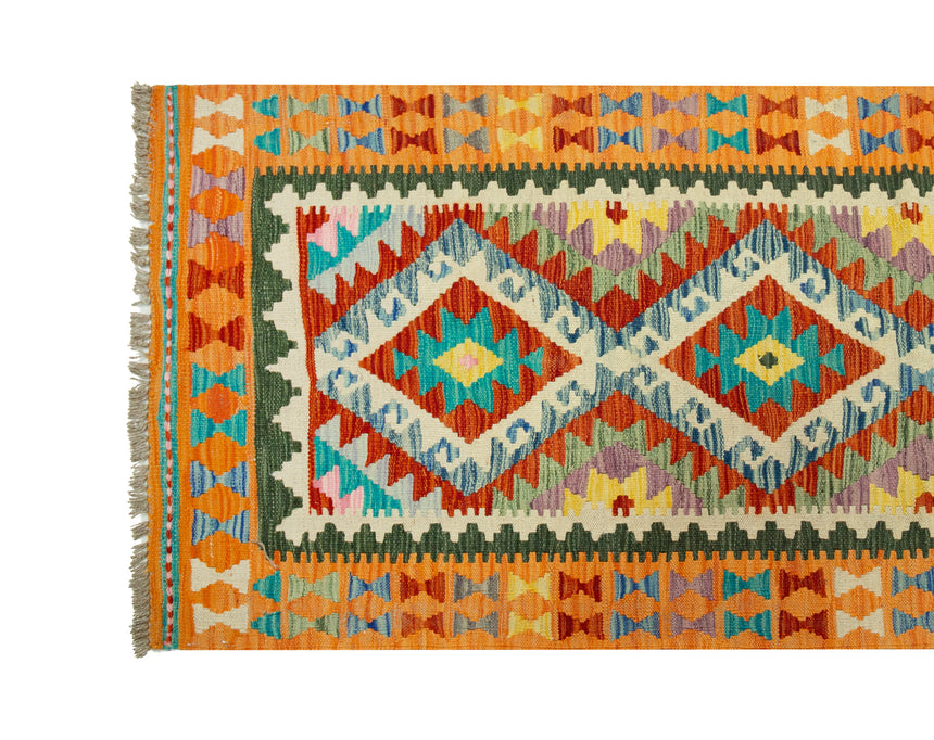 Kilim Afgano | 400 x 80 cm