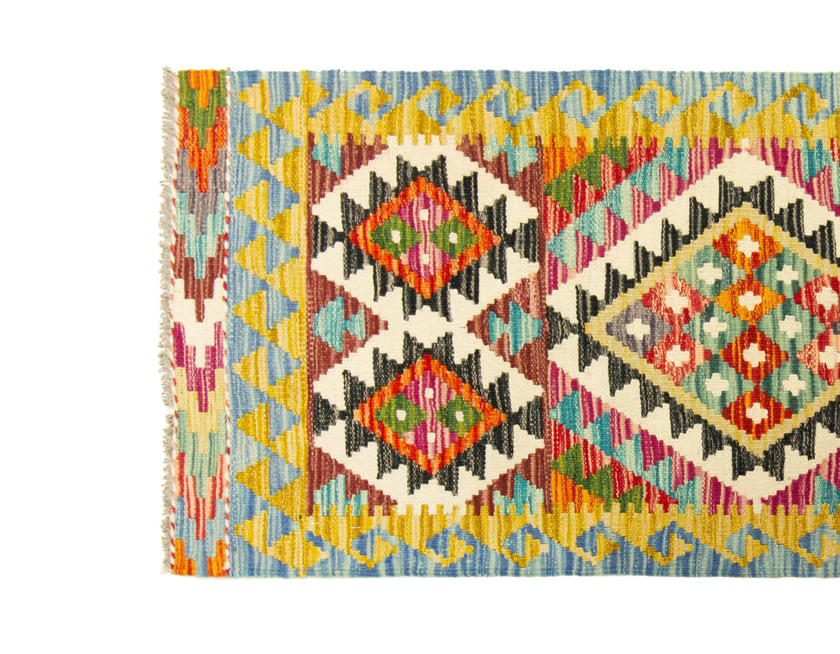 Kilim Afgano | 294 x 63 cm