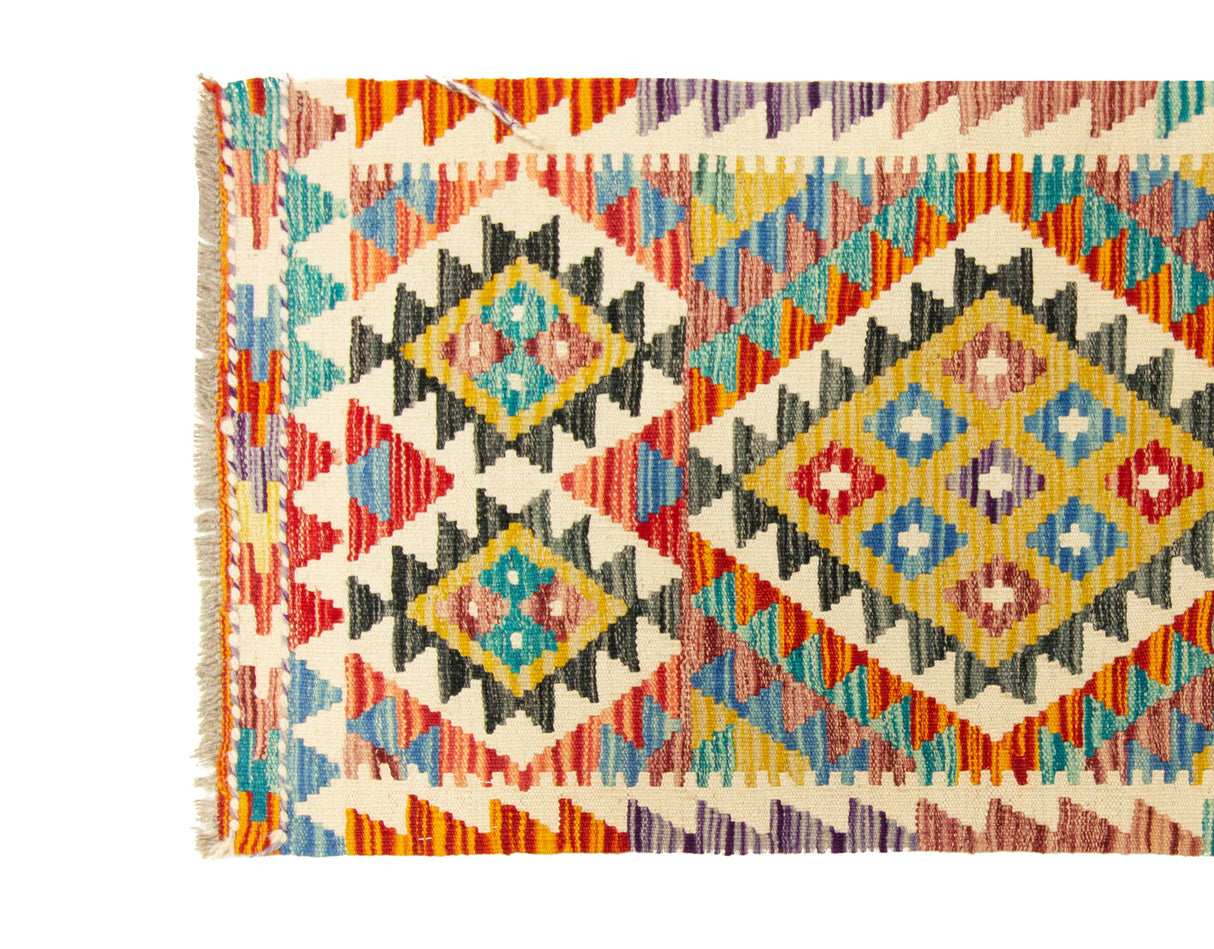 Kilim Afgano | 295 x 61 cm