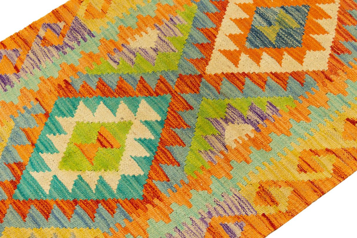 Kilim Afghan | 204 x 73 cm