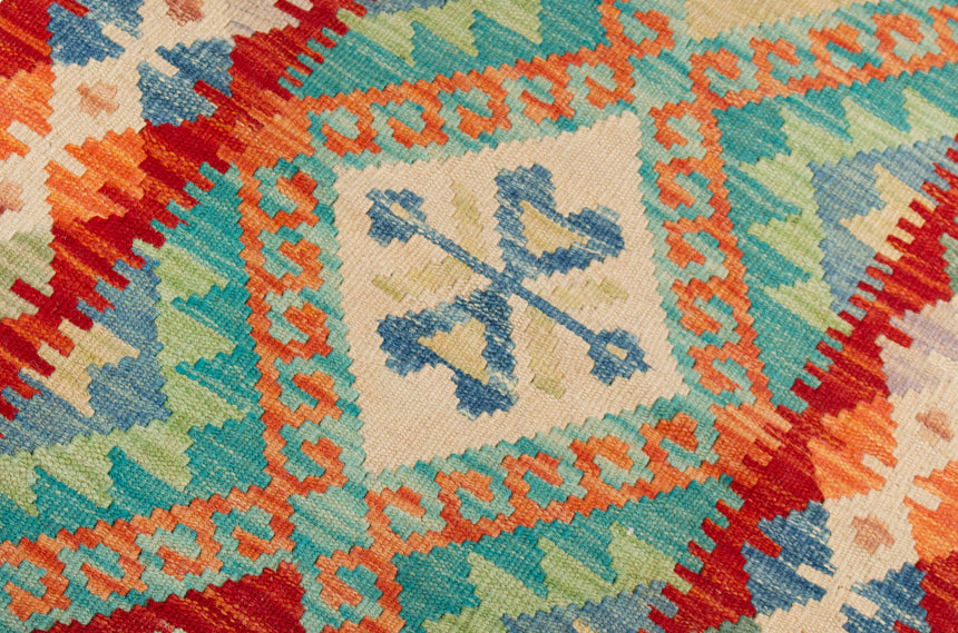 Kilim Afgano | 195 x 61 cm