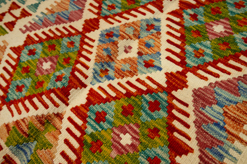 Kilim Afgano | 102 x 100 cm