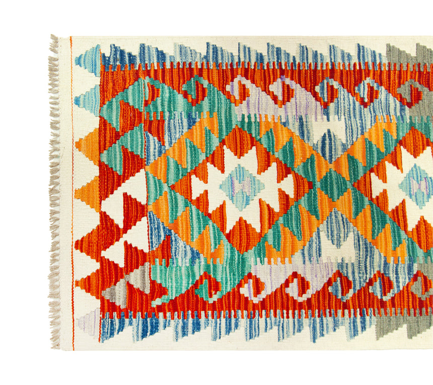 Kilim Afgano | 197 x 71 cm