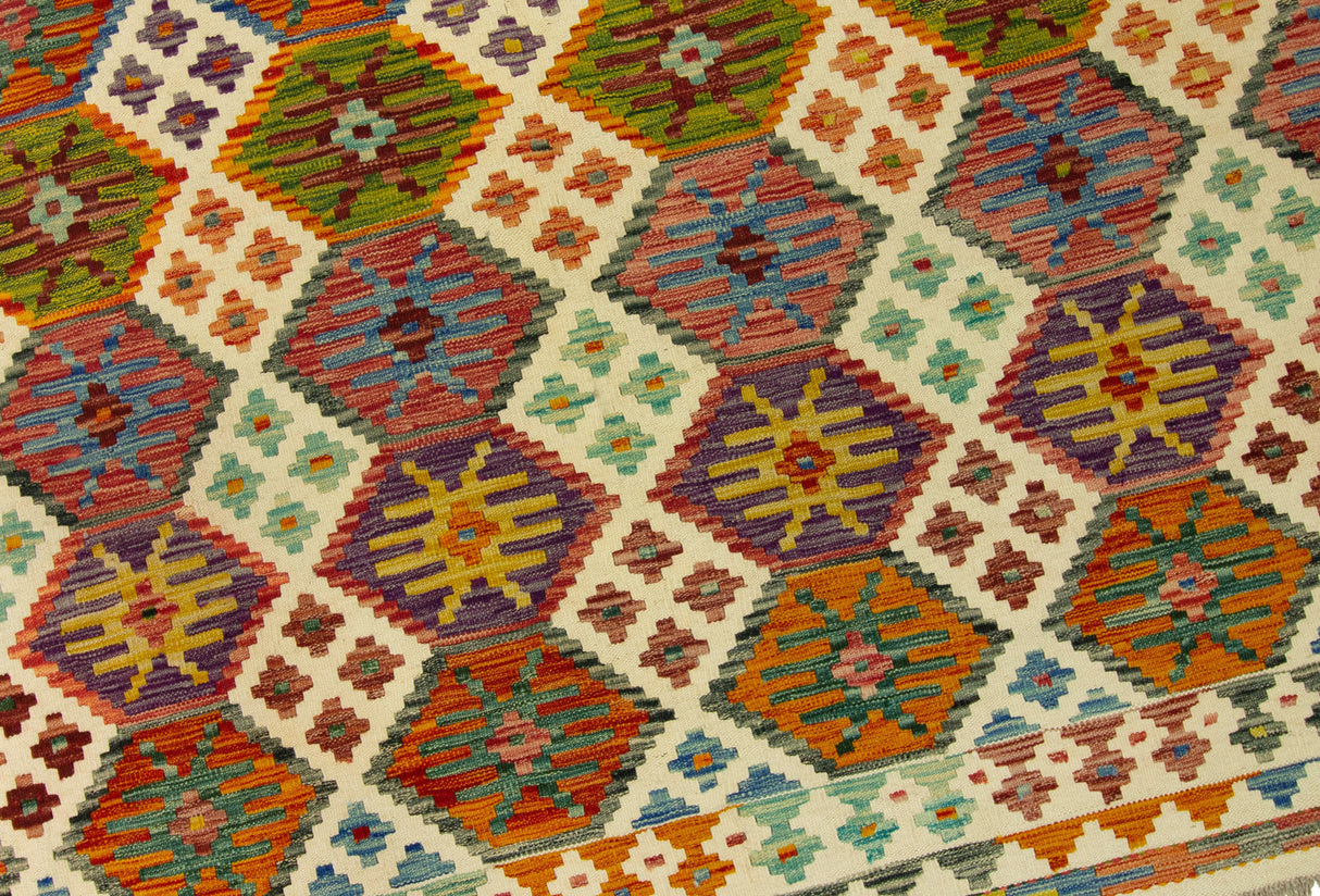 Kilim Afgano | 297 x 258 cm