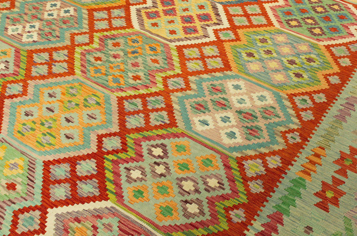 Kilim Afghan | 294 x 256 cm