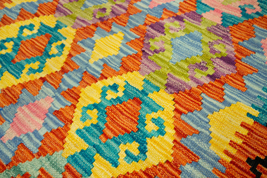 Kilim Afgano | 388 x 82 cm